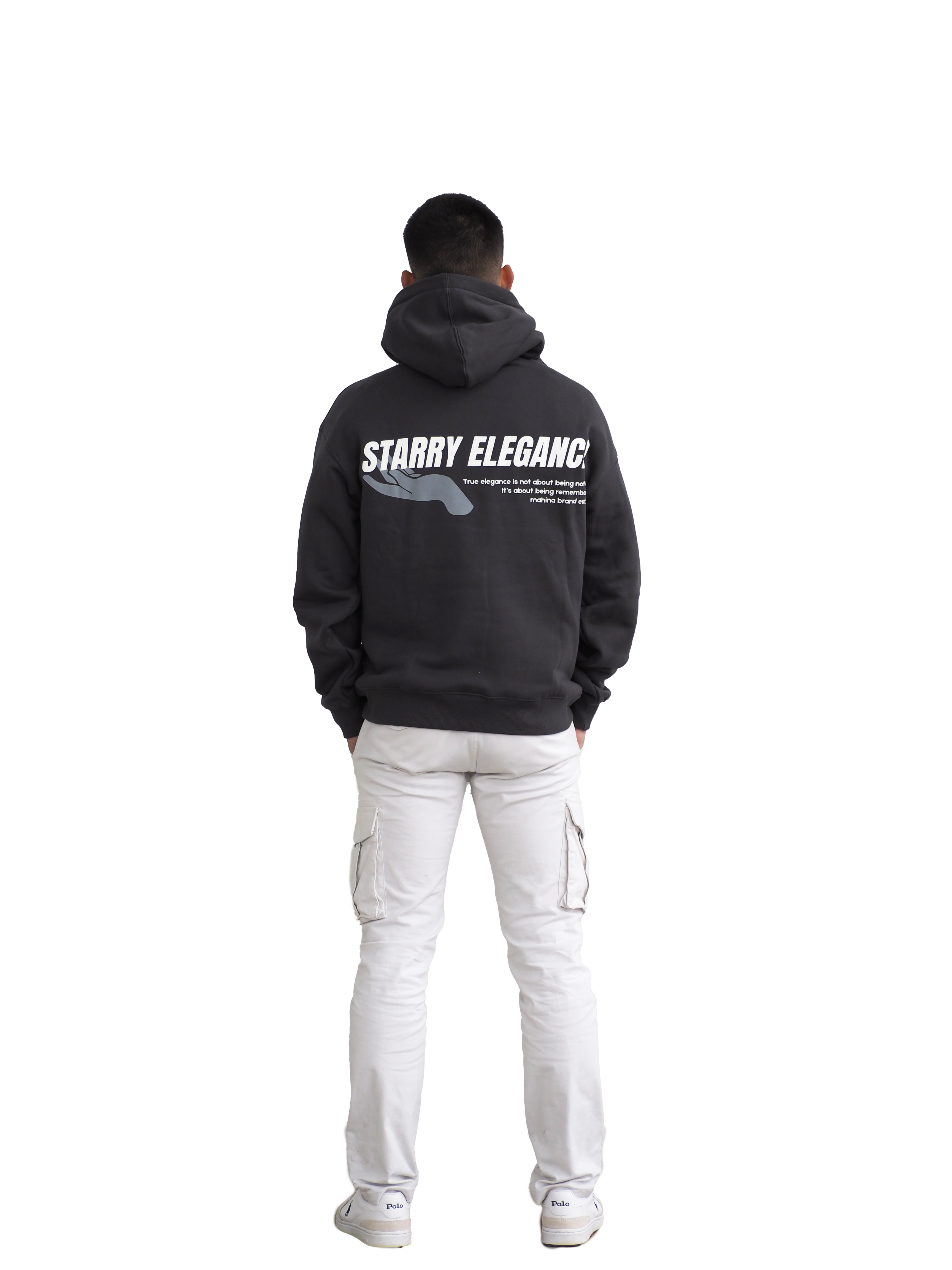 STARRY ELEGANCE HOOD GRAY