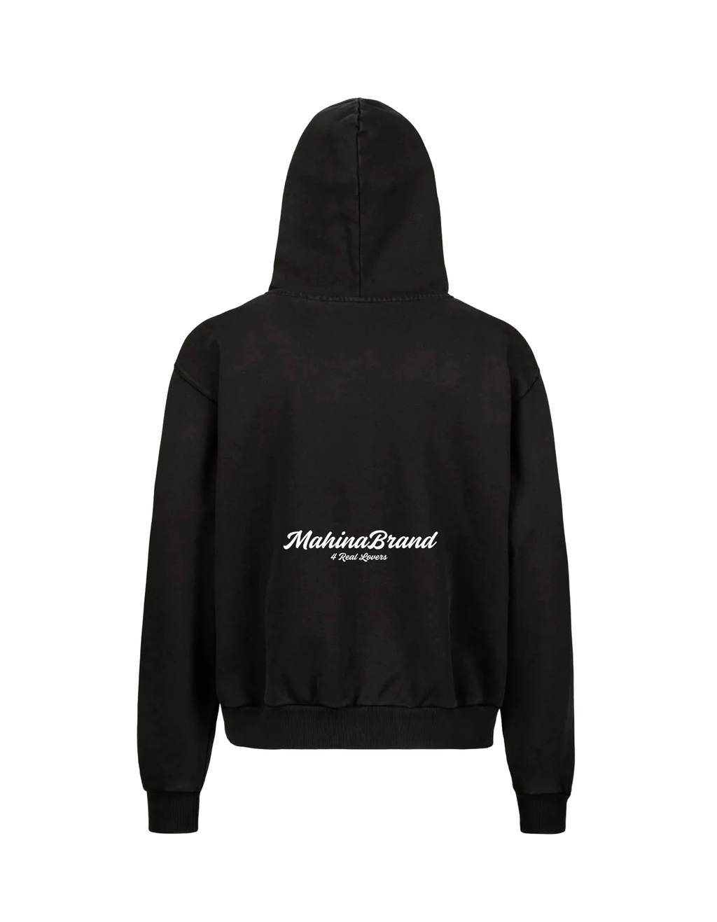 LE BLASON NOIR ZIPPED HOODIE