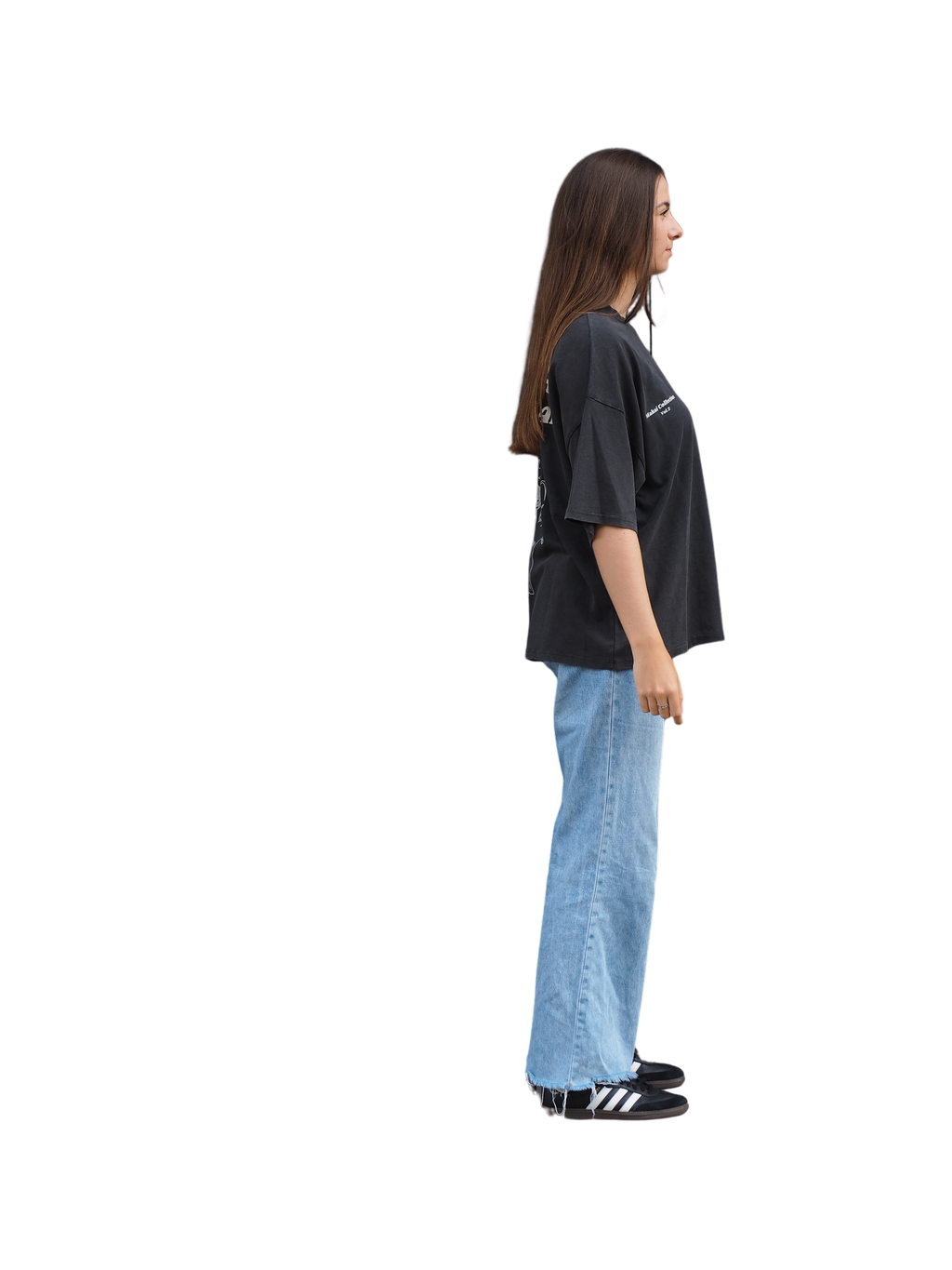 SWEET VINTAGE BLACK TEE