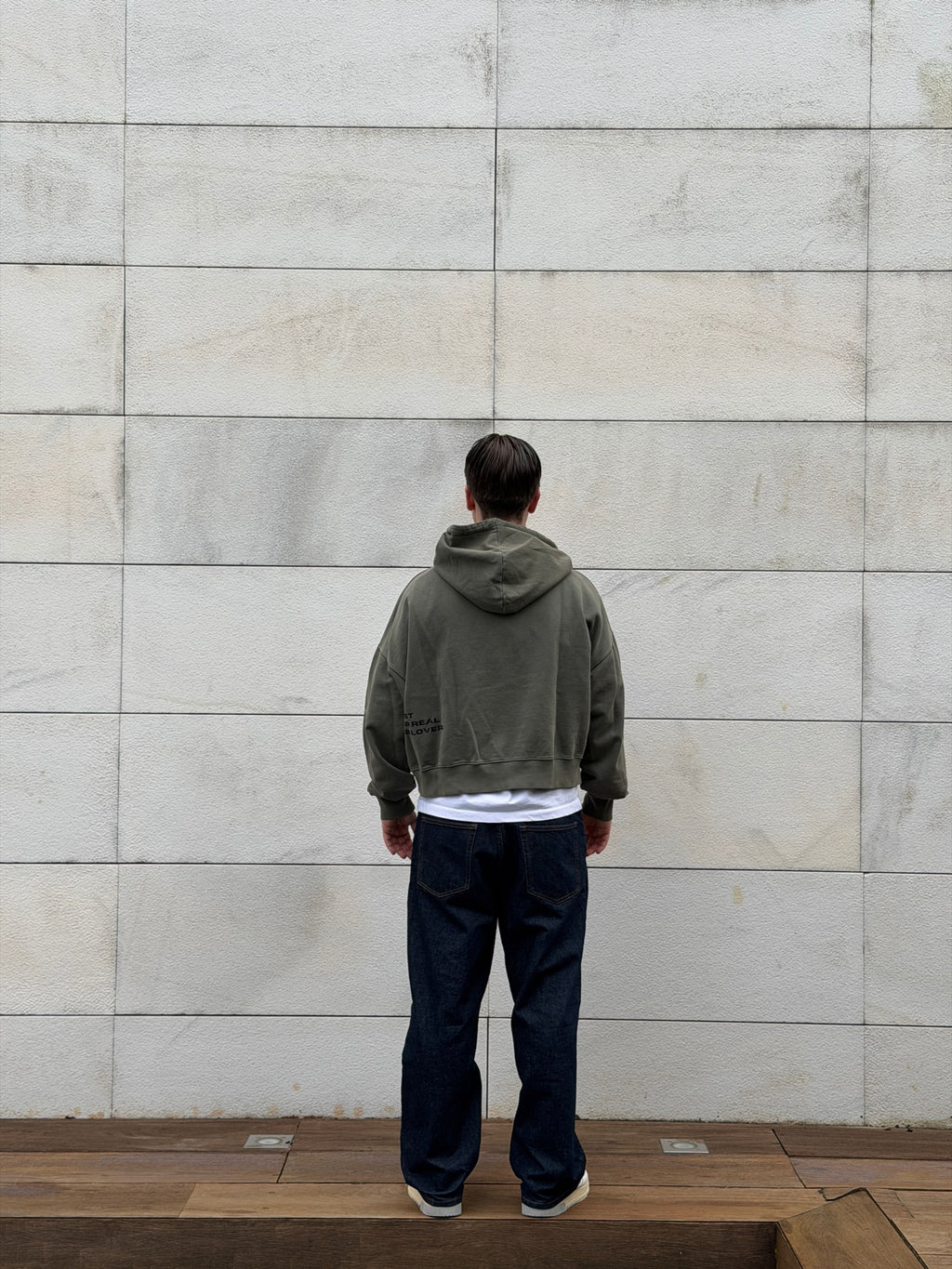 LE MANIFESTE OLIVE HOODIE