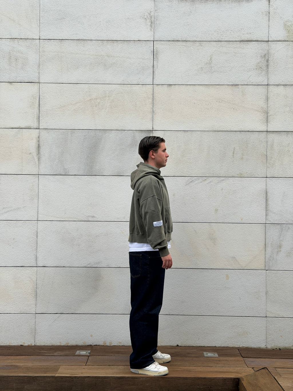 LE MANIFESTE OLIVE HOODIE