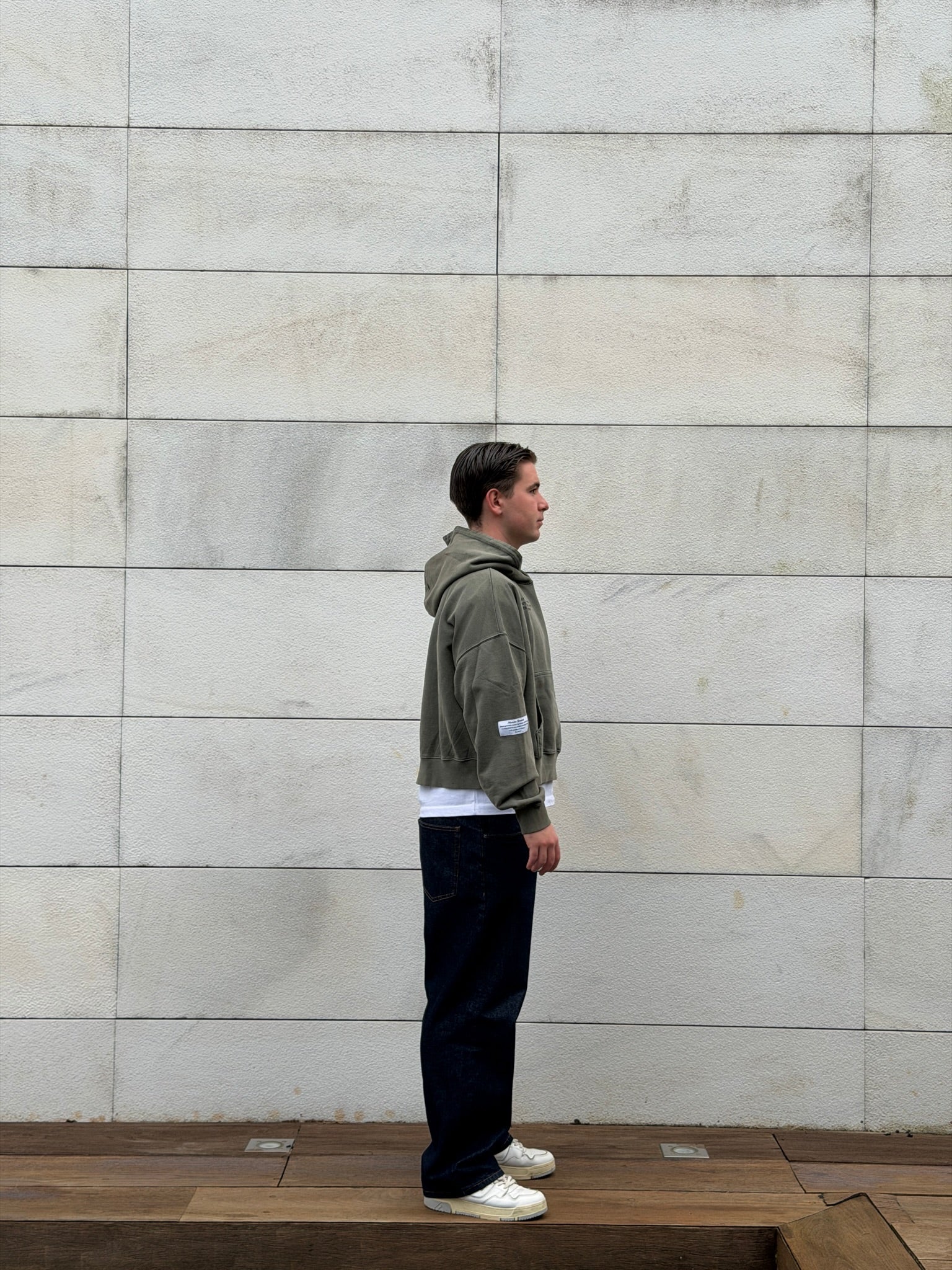 LE MANIFESTE OLIVE HOODIE