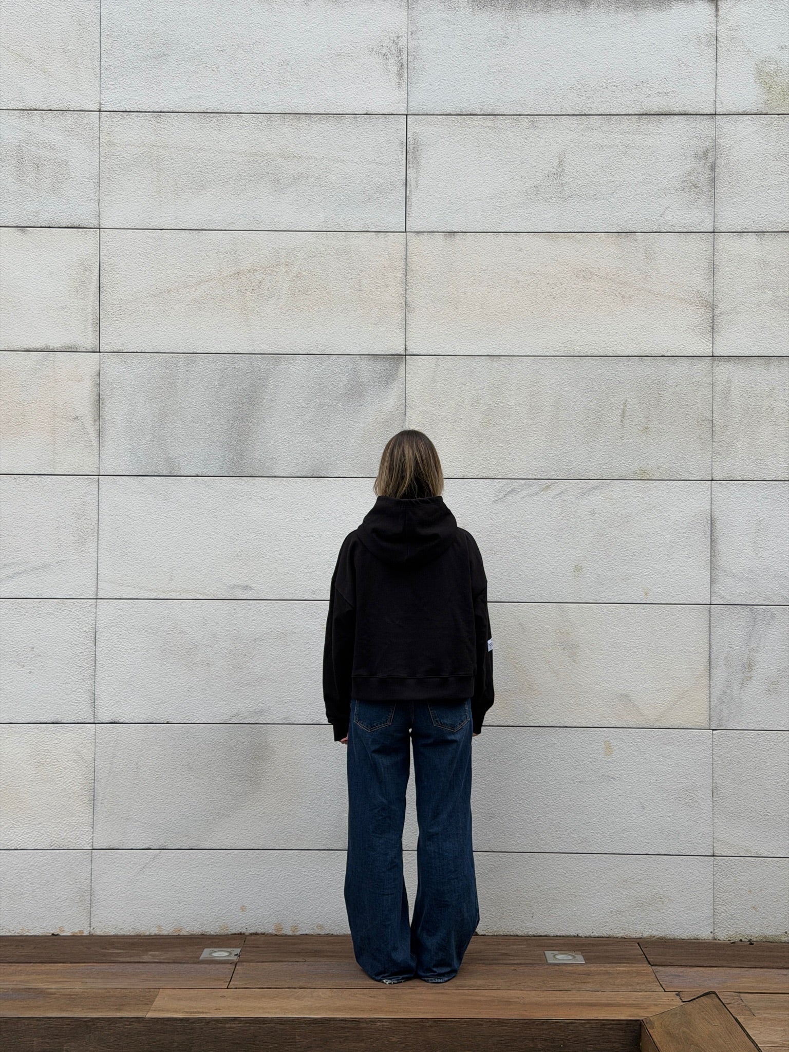 LE VARSITY NOIR HOODIE