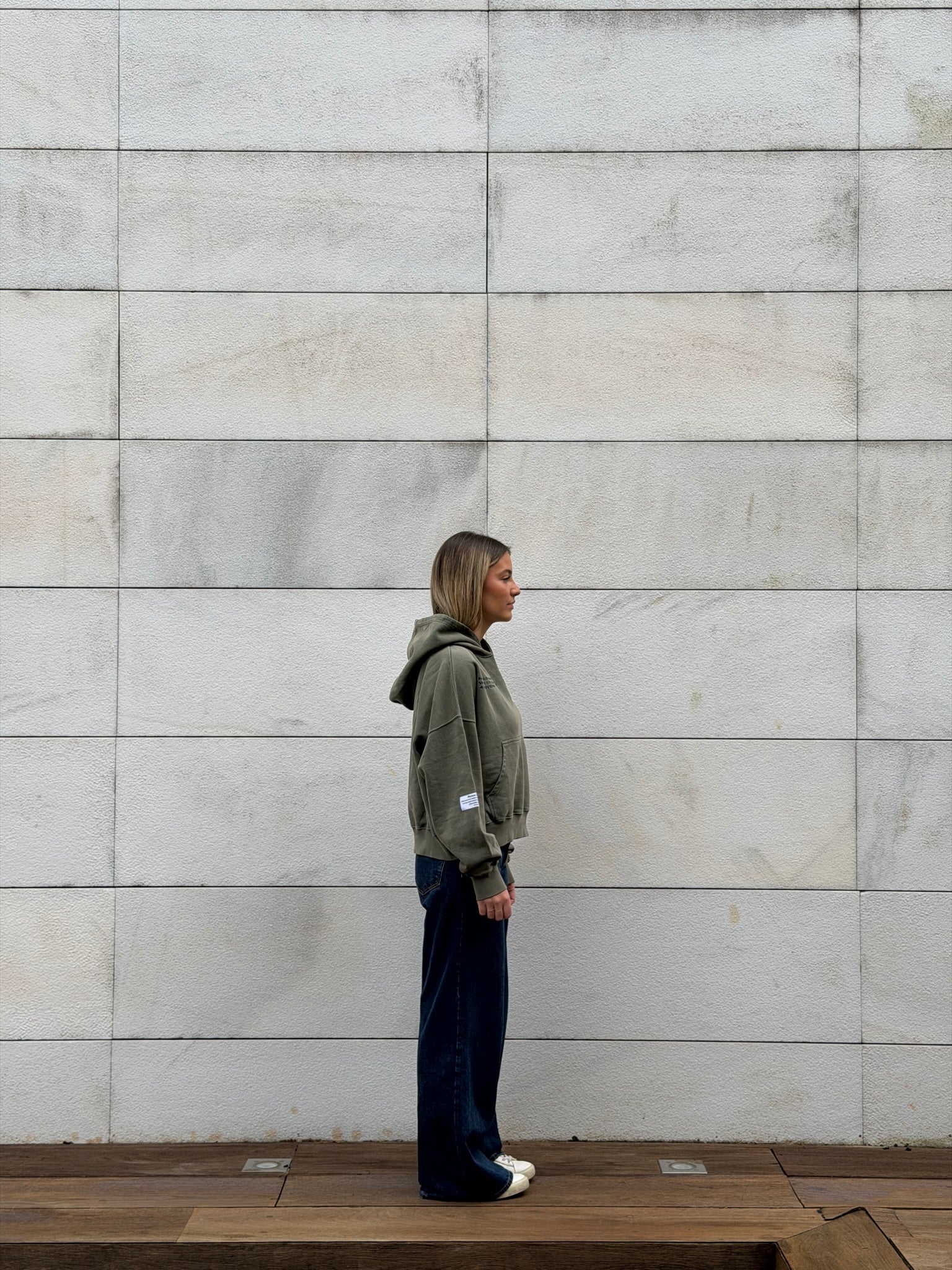 LE MANIFESTE OLIVE HOODIE